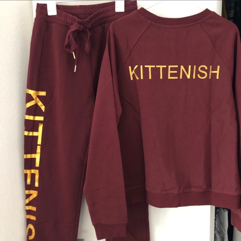 Two piece Kittenish sweatsuit